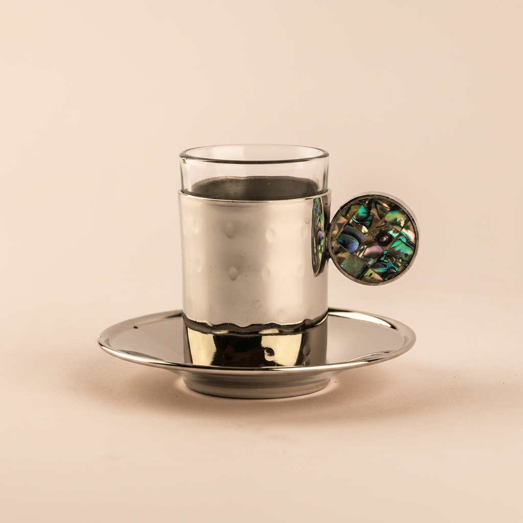 Pearl Turkish Coffee Cup