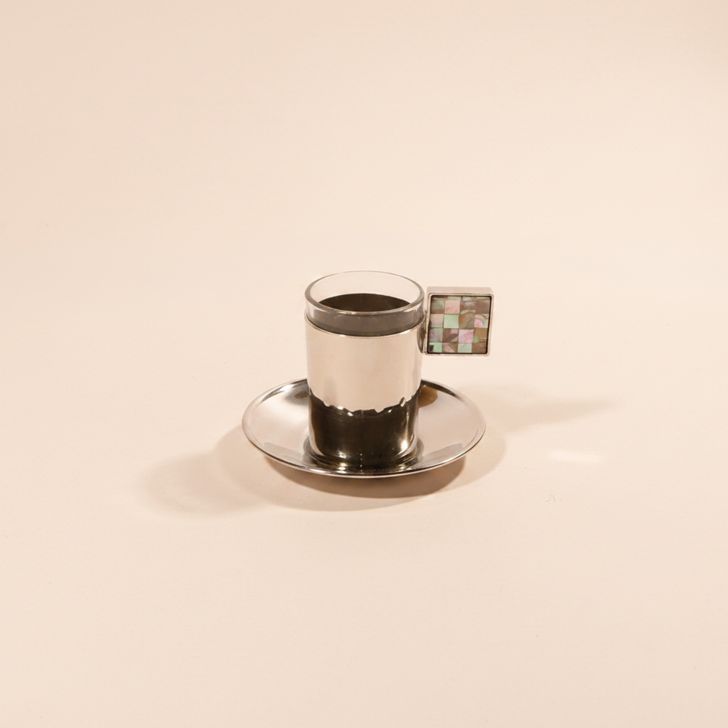 Pearl Square Turkish Coffee Cup