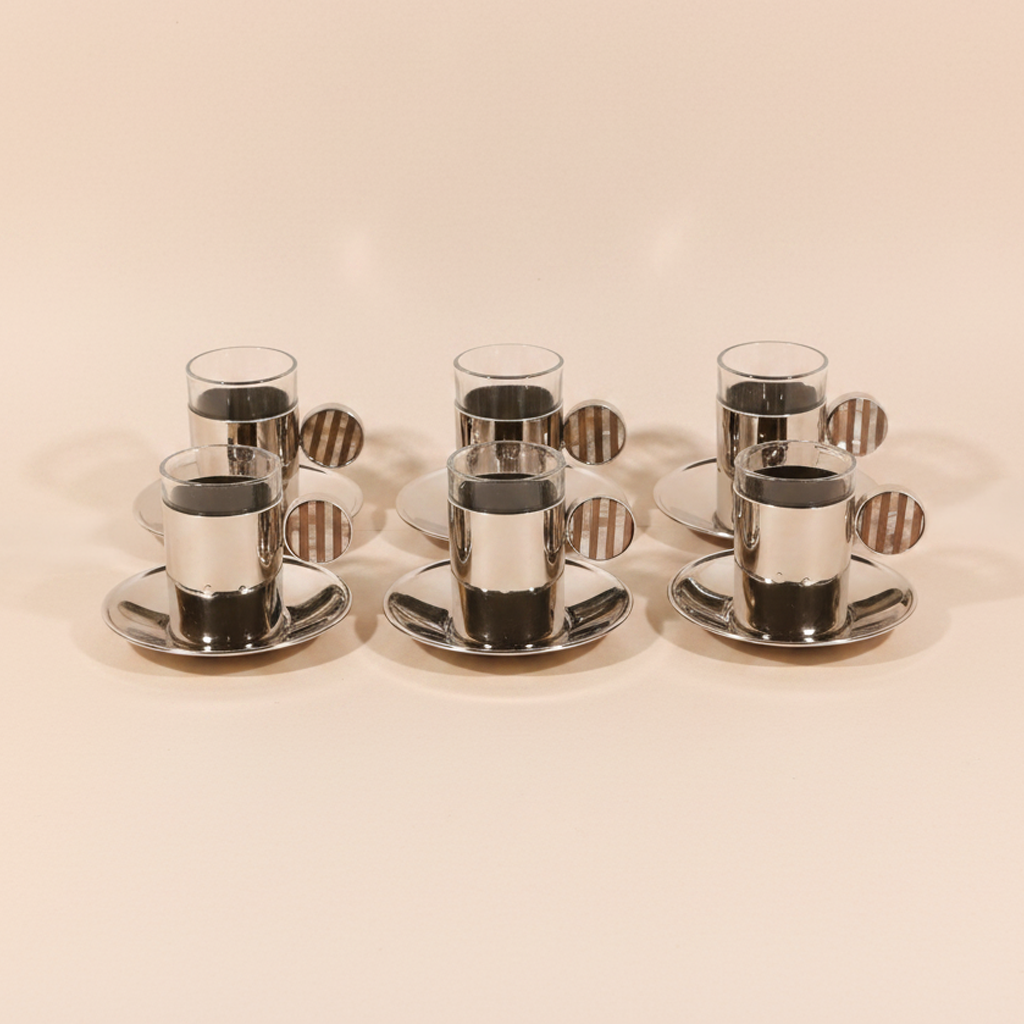 Pearl Turkish Coffee Set