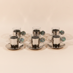 Pearl Turkish Coffee Set