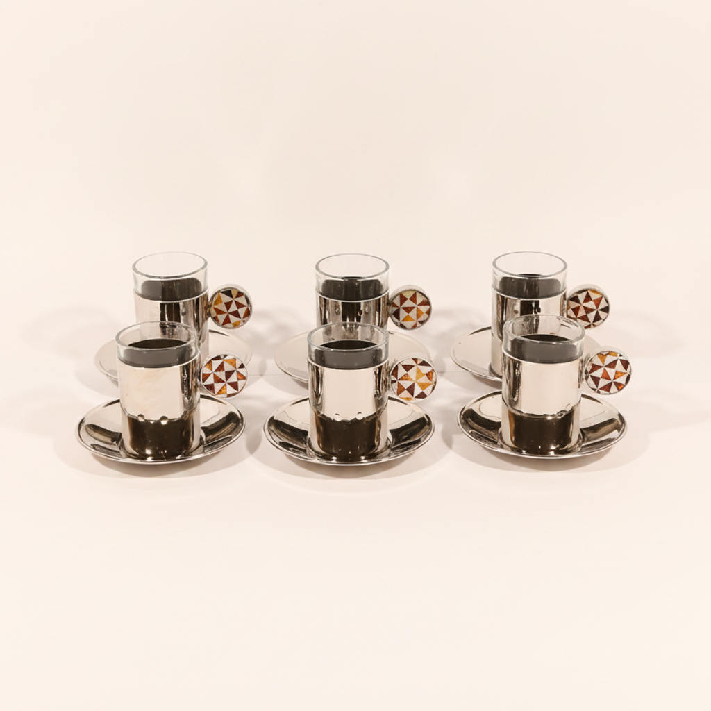 Pearl Turkish Coffee Set