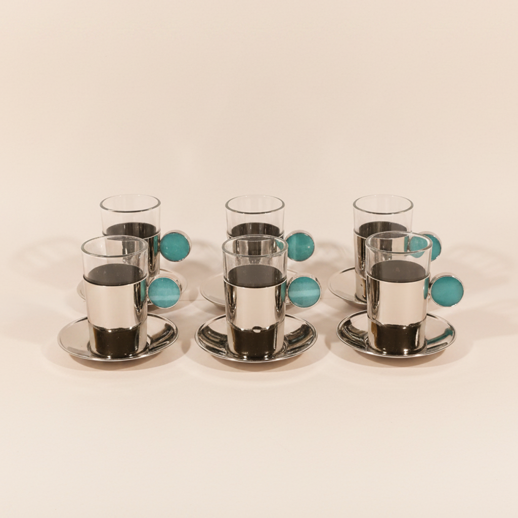 Marble Tea Cup Set