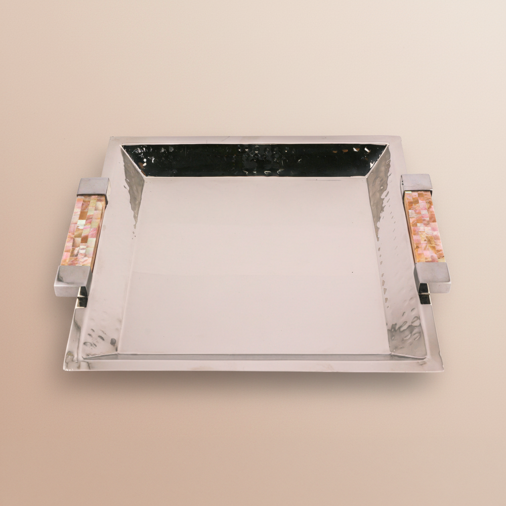 Nacre Square Tray