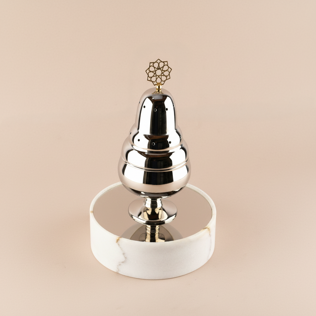 Copper and Marble Censer