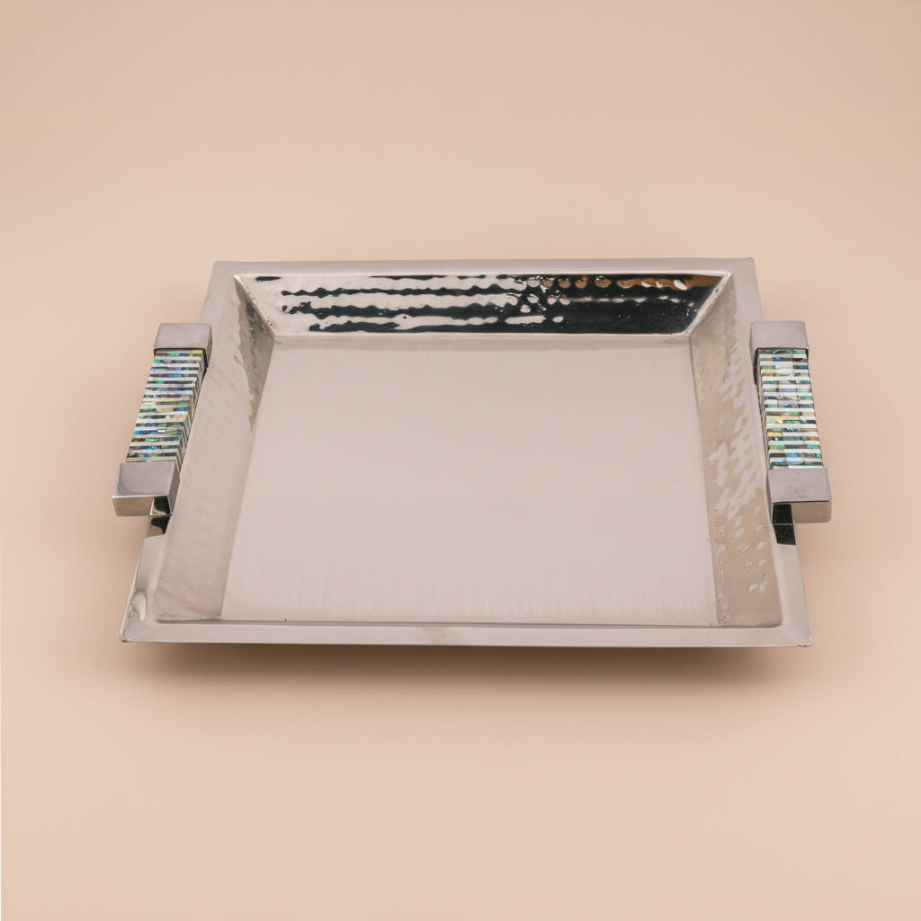 Nacre Square Tray