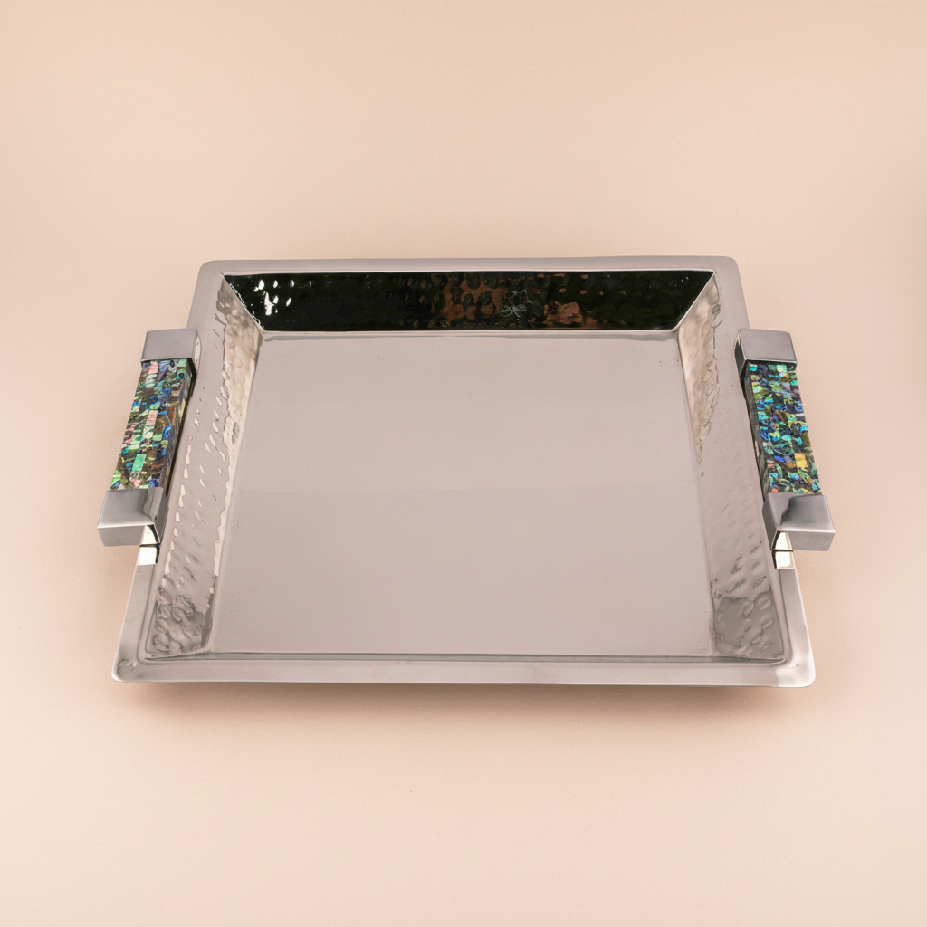 Nacre Square Tray
