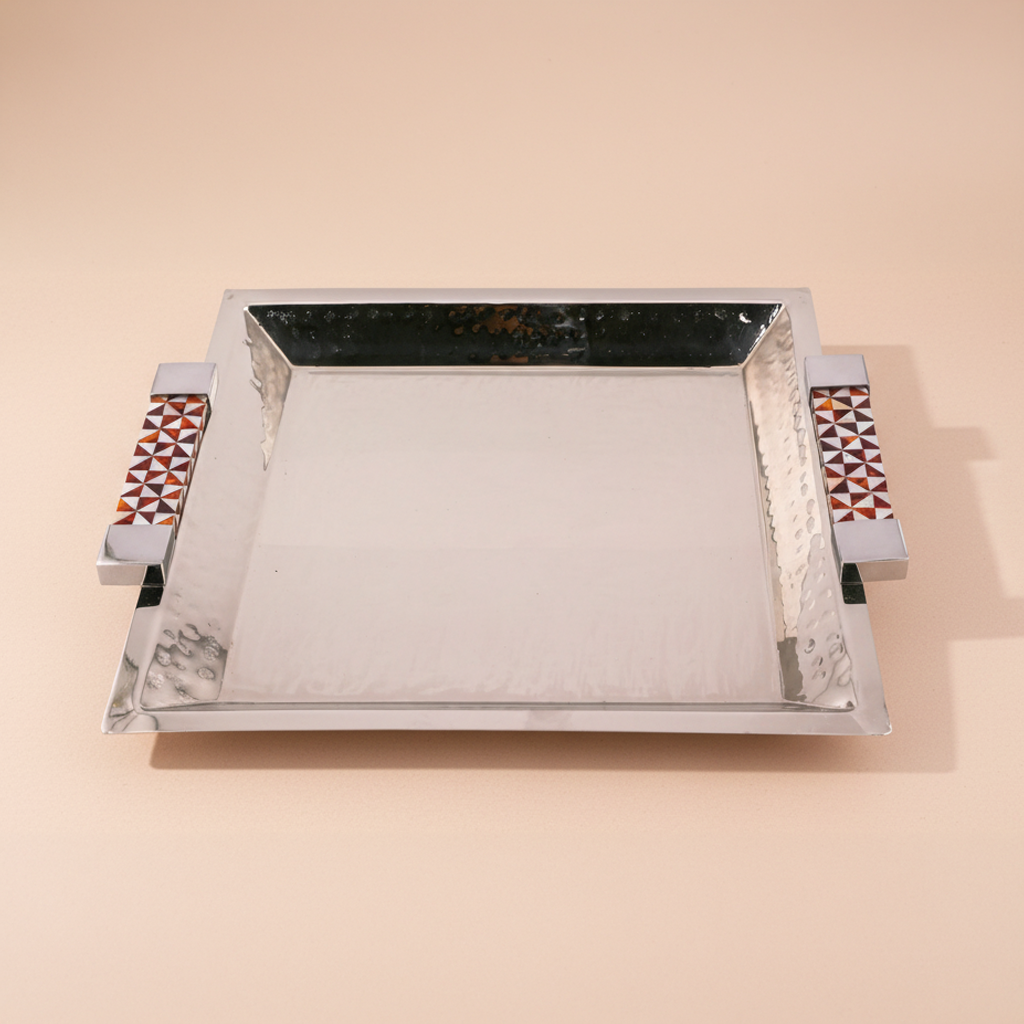 Nacre Square Tray