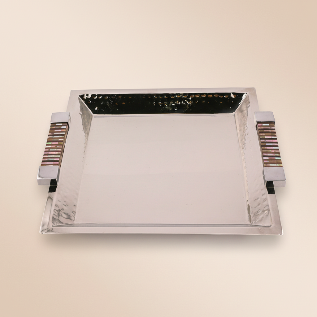 Nacre Square Tray