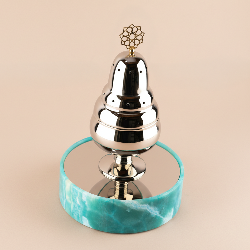 Copper and Marble Censer