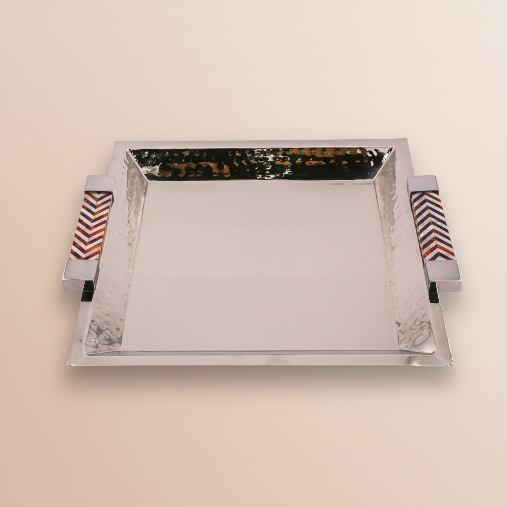 Nacre Square Tray
