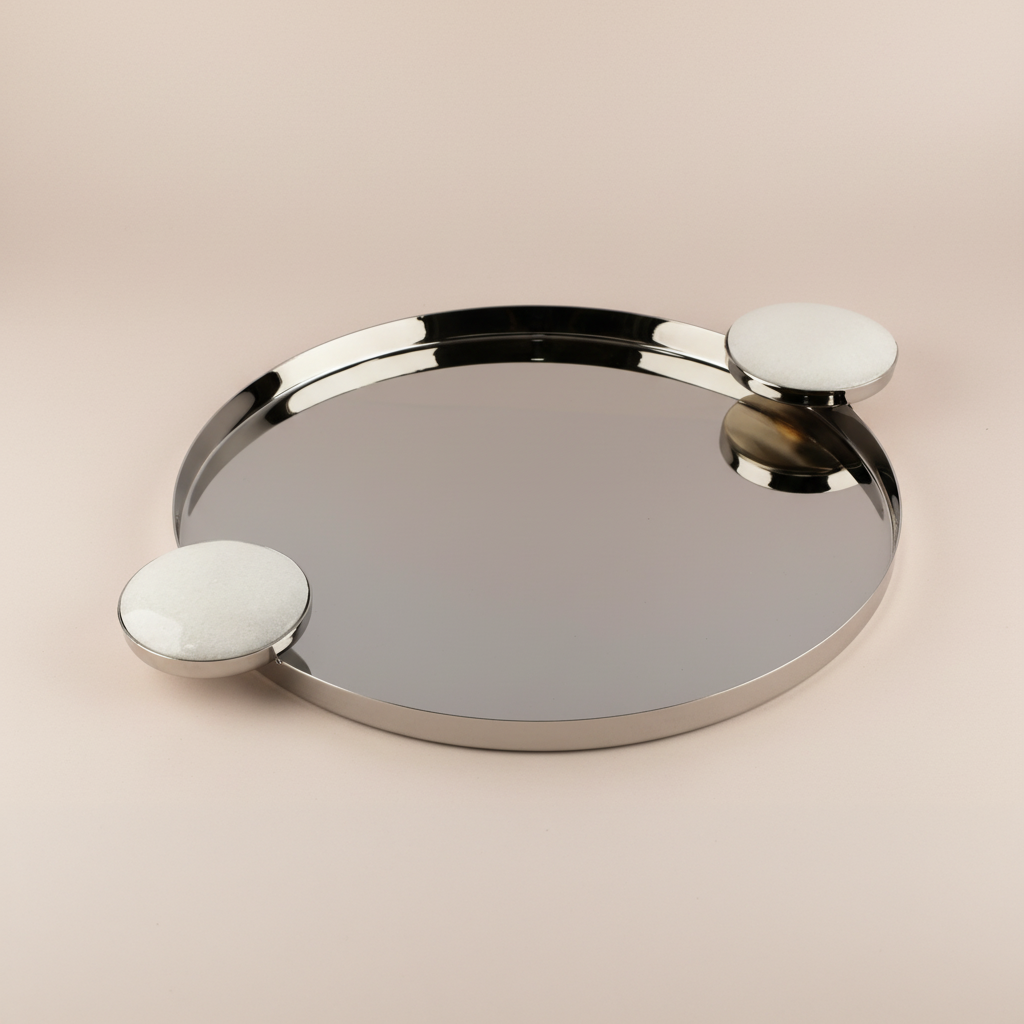 Marble Luna Tray