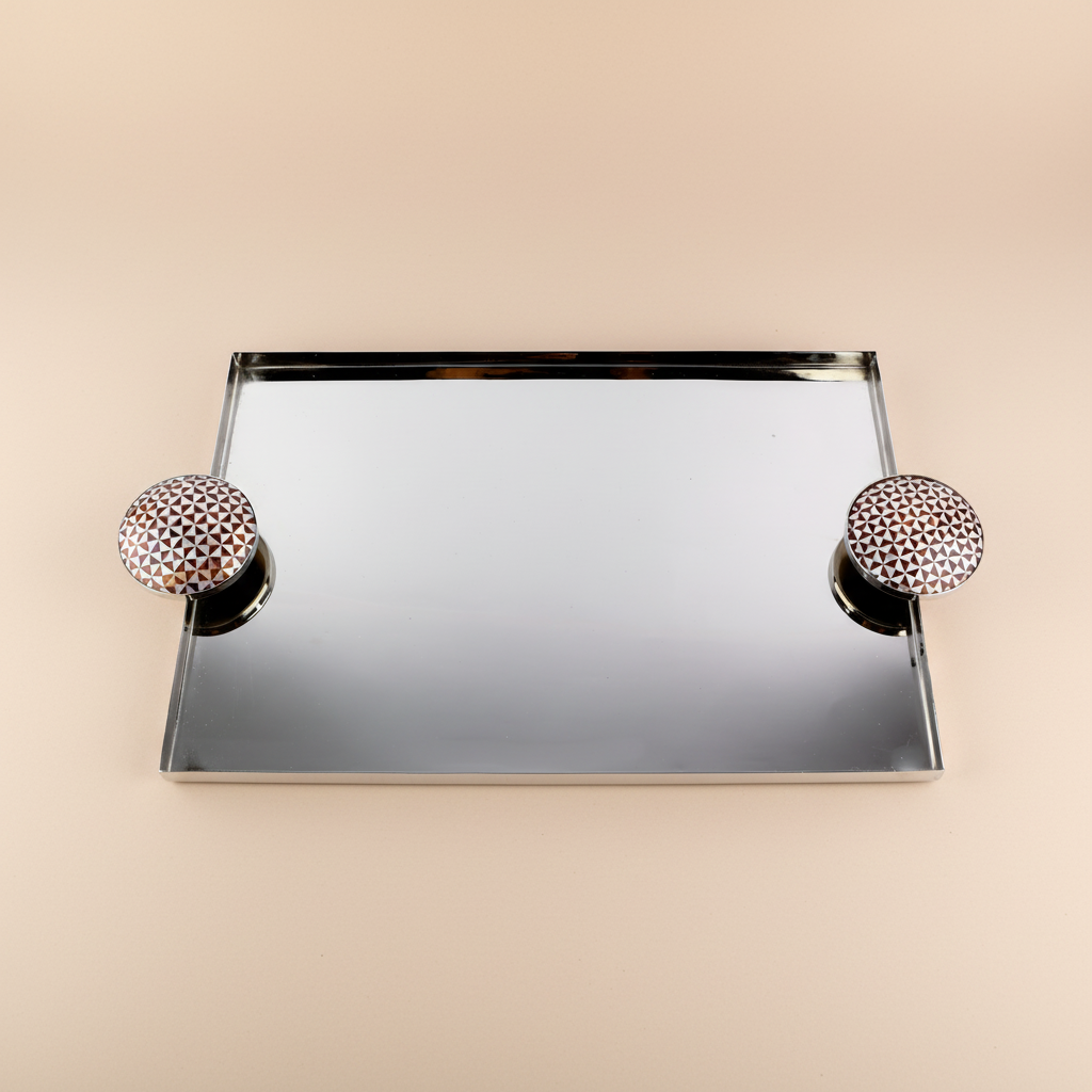 Ebony Mother of Pearl Rectangular Tray