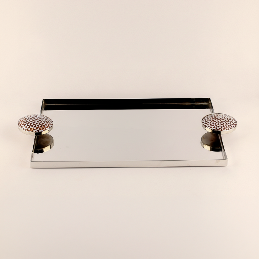 Ebony Mother of Pearl Rectangular Tray