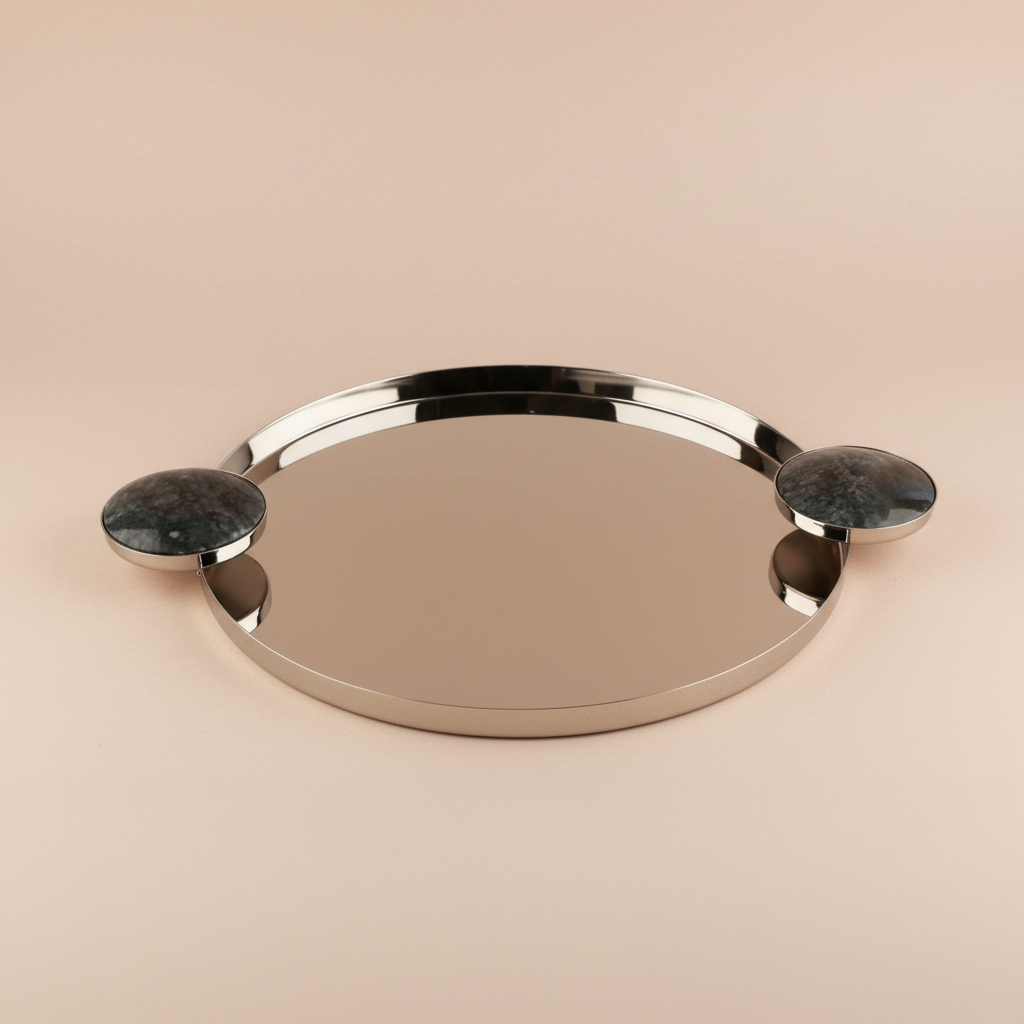 Marble Luna Tray