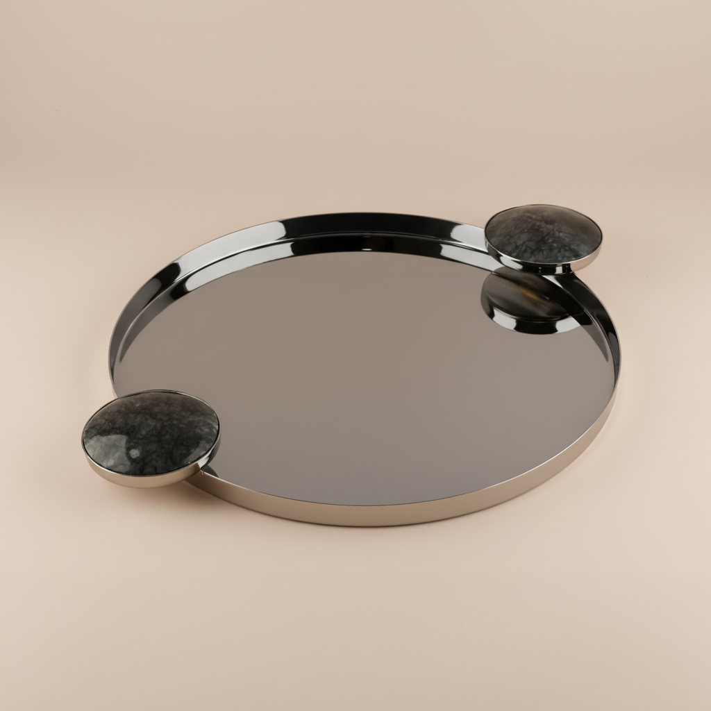 Marble Luna Tray